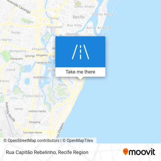 Rua Capitão Rebelinho map