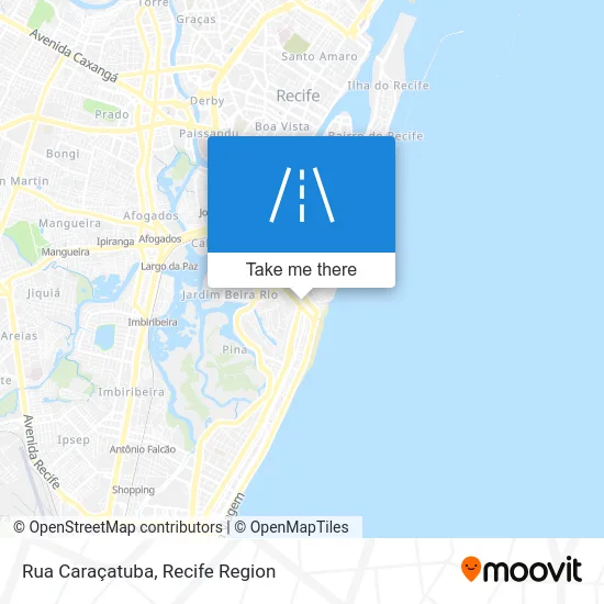 Rua Caraçatuba map