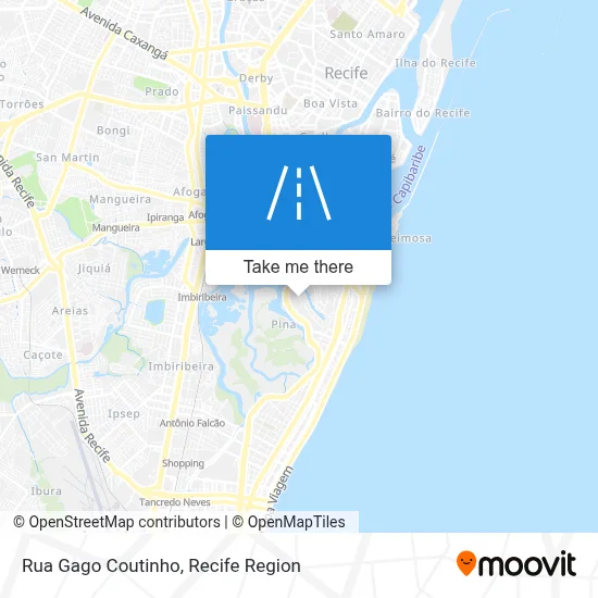 Rua Gago Coutinho map