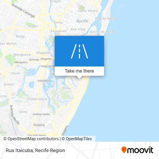 Rua Itaicuba map