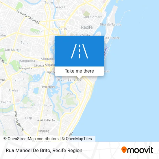 Rua Manoel De Brito map