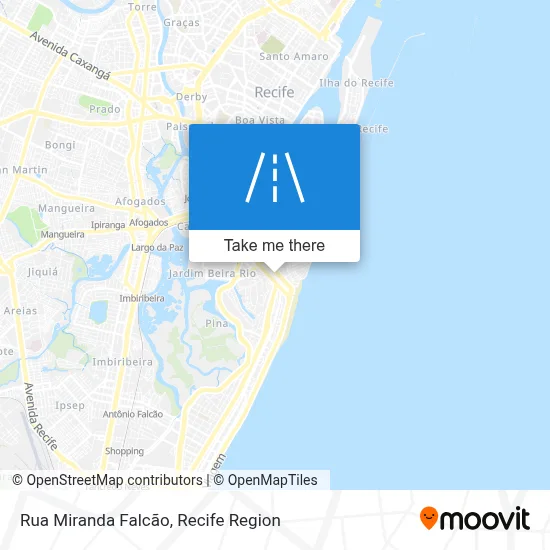 Rua Miranda Falcão map