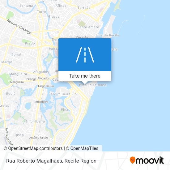 Rua Roberto Magalhães map