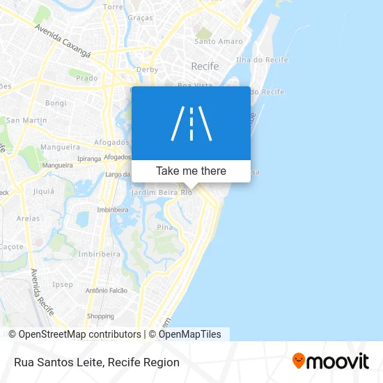 Rua Santos Leite map