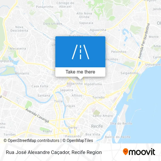 Rua José Alexandre Caçador map