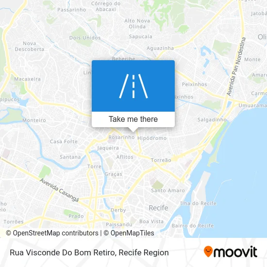 Rua Visconde Do Bom Retiro map