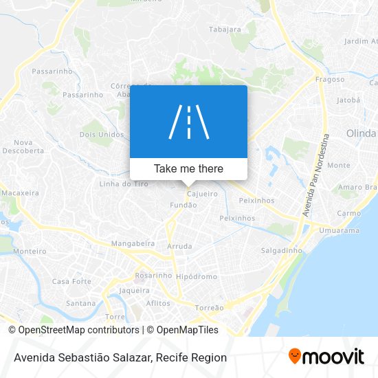 Avenida Sebastião Salazar map