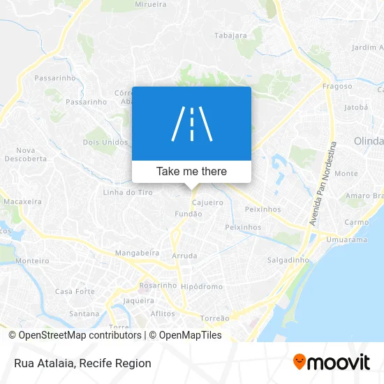 Rua Atalaia map