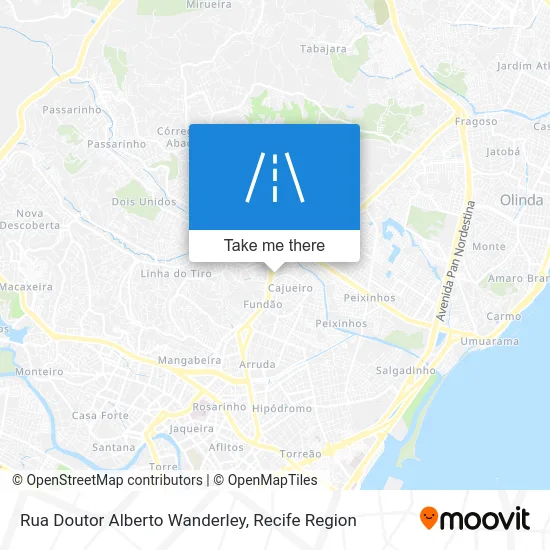Rua Doutor Alberto Wanderley map