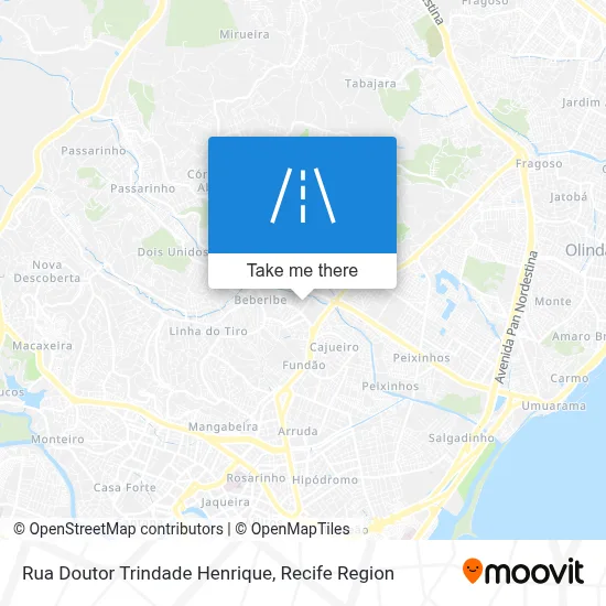 Rua Doutor Trindade Henrique map
