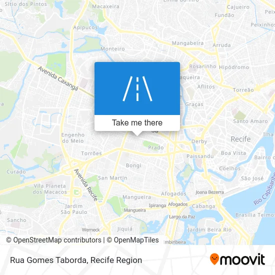 Rua Gomes Taborda map