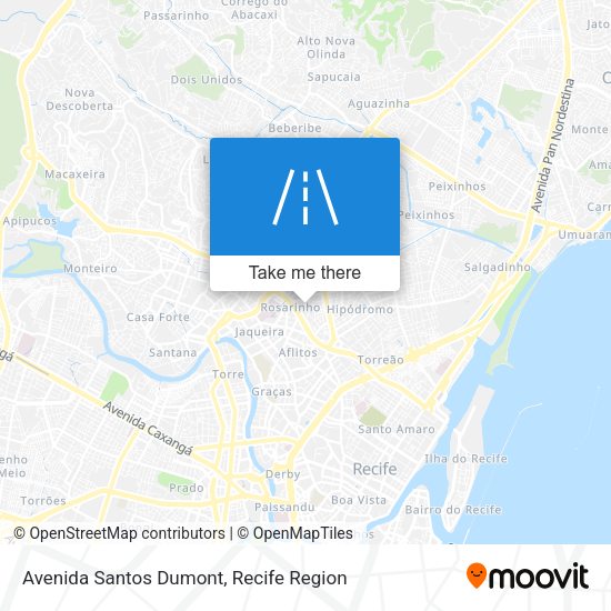 Avenida Santos Dumont map