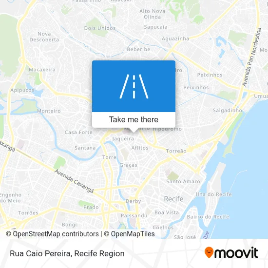 Rua Caio Pereira map