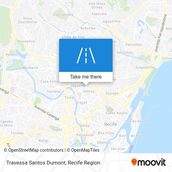 Travessa Santos Dumont map