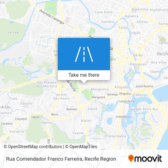 Rua Comendador Franco Ferreira map
