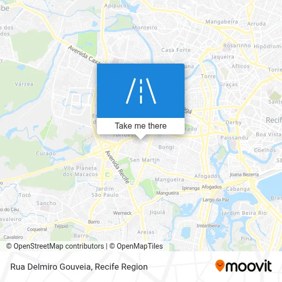 Rua Delmiro Gouveia map