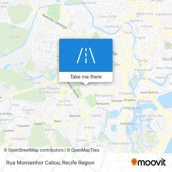 Rua Monsenhor Callou map