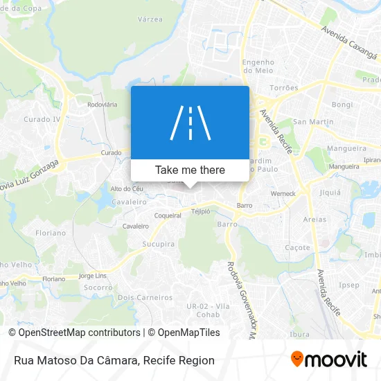 Rua Matoso Da Câmara map