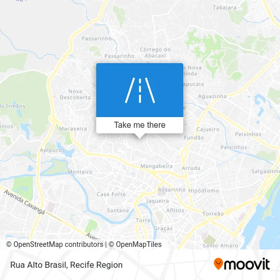 Rua Alto Brasil map