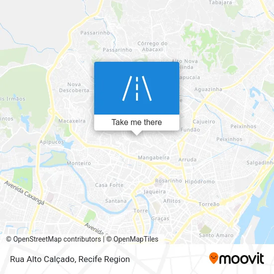 Rua Alto Calçado map