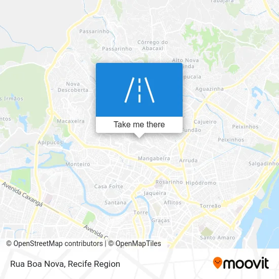 Rua Boa Nova map