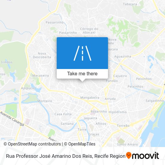 Rua Professor José Amarino Dos Reis map