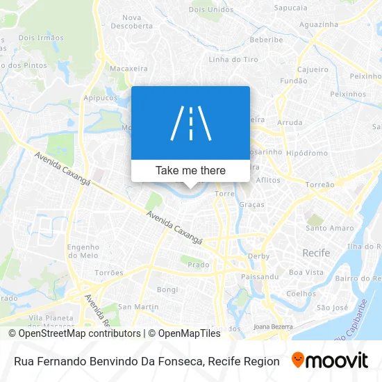 Rua Fernando Benvindo Da Fonseca map