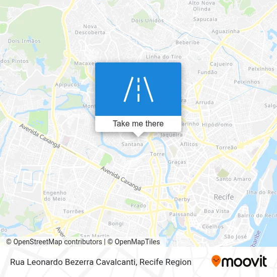 Rua Leonardo Bezerra Cavalcanti map