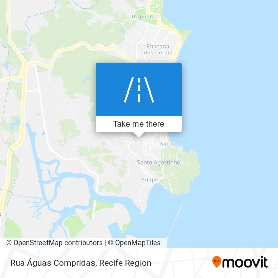 Rua Águas Compridas map