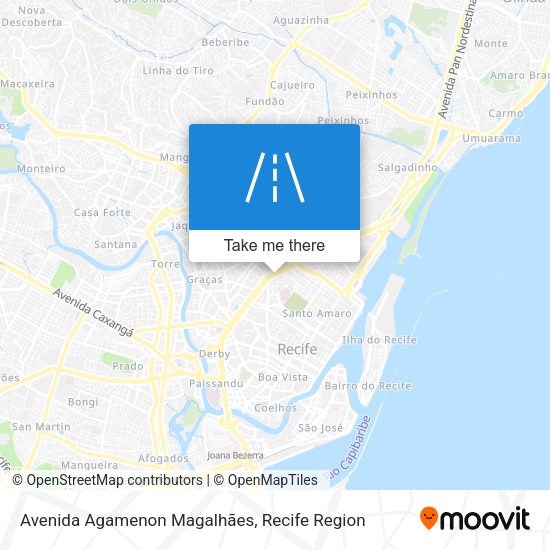 Avenida Agamenon Magalhães map
