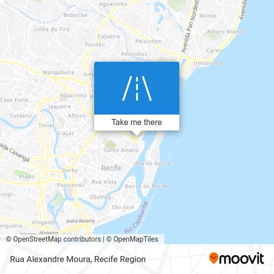 Rua Alexandre Moura map