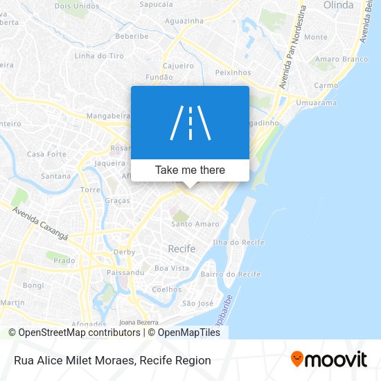Rua Alice Milet Moraes map