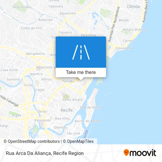 Rua Arca Da Aliança map