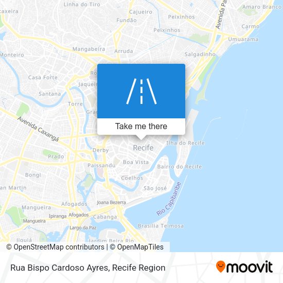 Rua Bispo Cardoso Ayres map