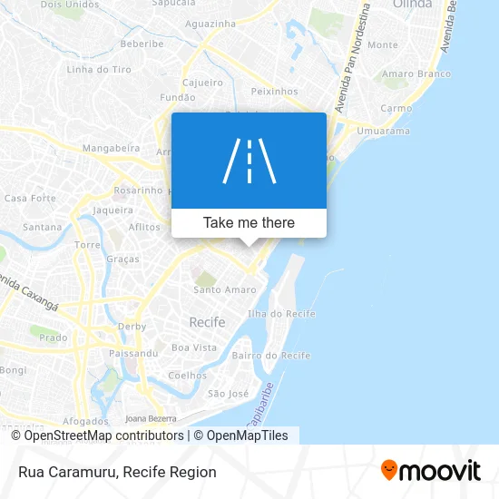 Rua Caramuru map