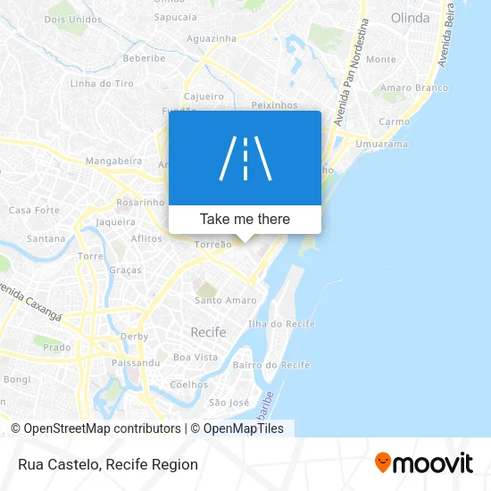 Rua Castelo map