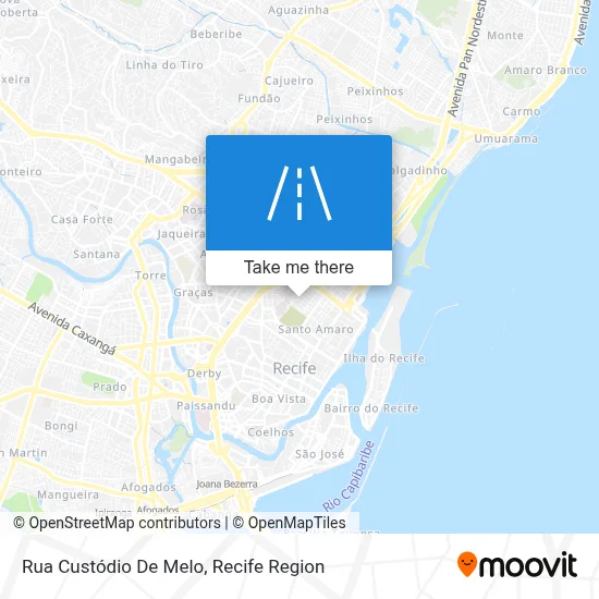 Rua Custódio De Melo map