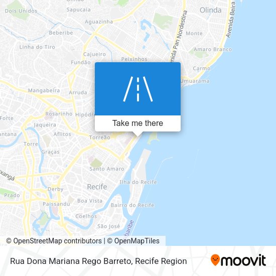 Rua Dona Mariana Rego Barreto map