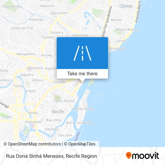 Rua Dona Sinhá Menezes map