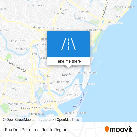 Rua Dos Palmares map