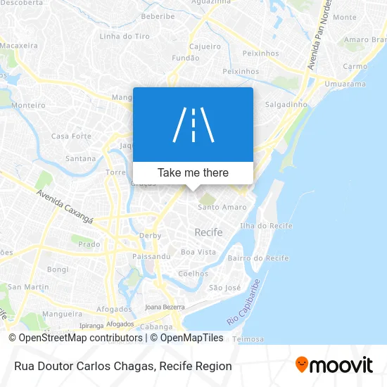 Rua Doutor Carlos Chagas map