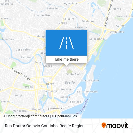 Rua Doutor Octávio Coutinho map