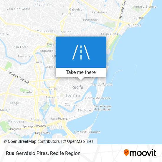Rua Gervásio Pires map