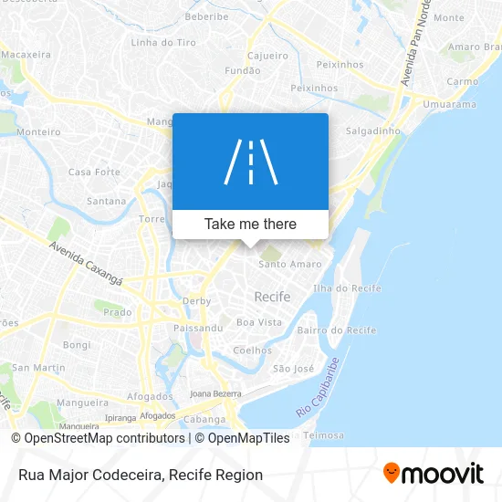 Rua Major Codeceira map