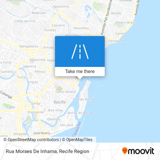 Rua Moraes De Inhama map