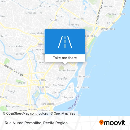 Rua Numa Pompilho map