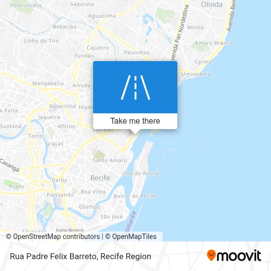 Rua Padre Felix Barreto map