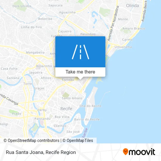 Rua Santa Joana map