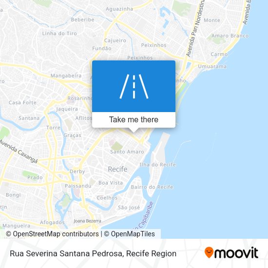 Rua Severina Santana Pedrosa map