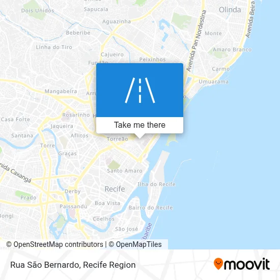 Rua São Bernardo map